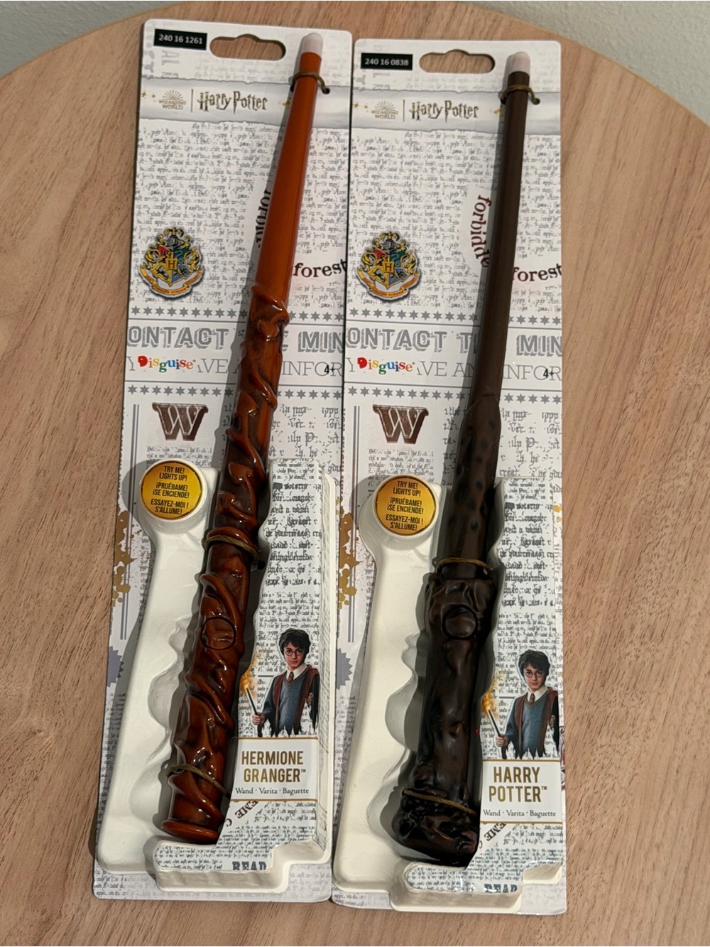 Harry Potter and Hermione Granger Light-Up Wands Halloween accessories